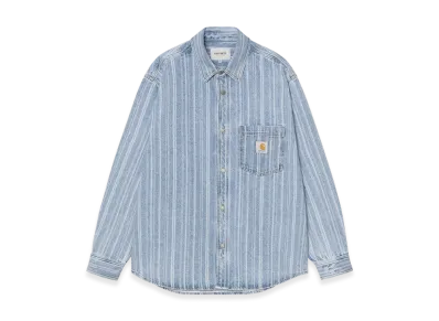 Carhartt WIP Rylan Shirt Jac "Rylan Stripe Blue(Stone Bleached)"