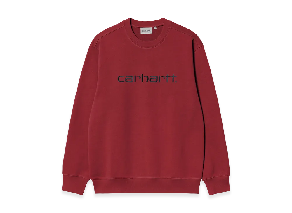 Carhartt WIP Carhartt Sweat "Scarlet/Graphite"