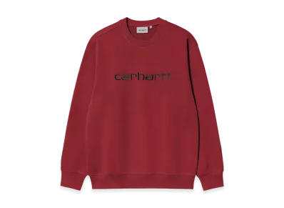 Carhartt WIP Carhartt Sweat "Scarlet/Graphite"