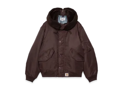 Carhartt WIP Hooded Oltera Bomber "Palisander/Angelite"