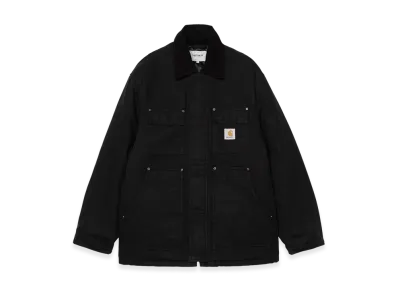 Carhartt WIP Ambel Coat "Black/Black(Stone Washed)"