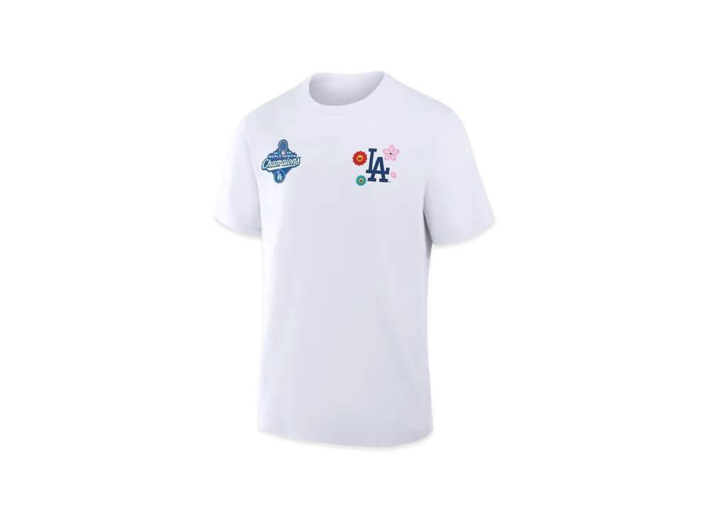 Takashi Murakami x MLB x Los Angeles Dodgers World Series Champions Collection T-Shirt (Kids) "White"