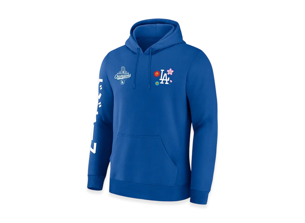 Takashi Murakami x MLB x Los Angeles Dodgers World Series Champions Collection Hoodie "Blue"