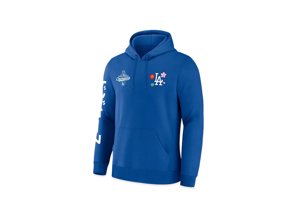 Takashi Murakami x MLB x Los Angeles Dodgers World Series Champions Collection Hoodie (Kids) "Blue"