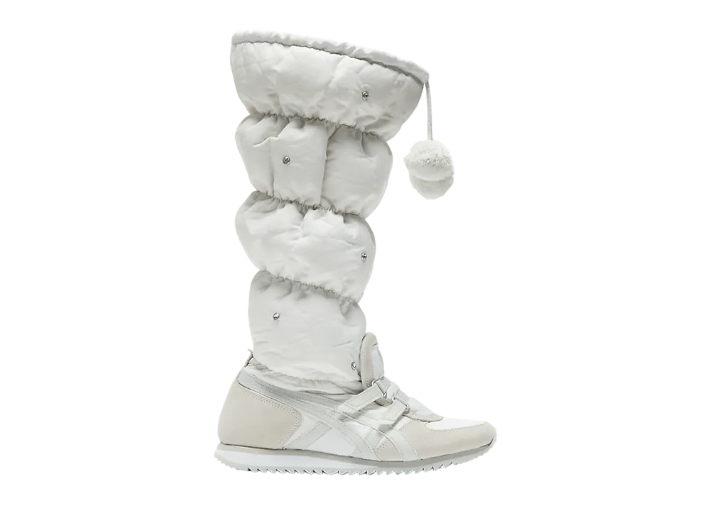 オニツカタイガー ウィメンズ ウィンターヘブン "ホワイト/グレイシャーグレー"