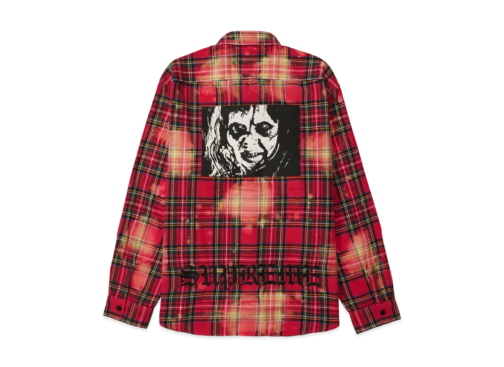 Supreme x The Exorcist Flannel Shirt "Red"