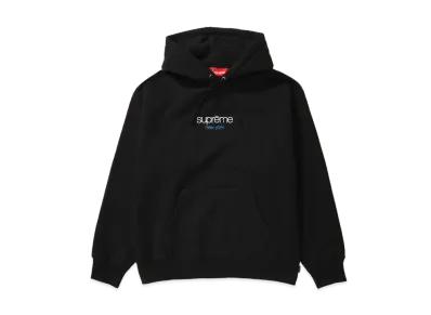 Supreme Classic Logo Shop Hooded Sweatshirt (New York) "Black"