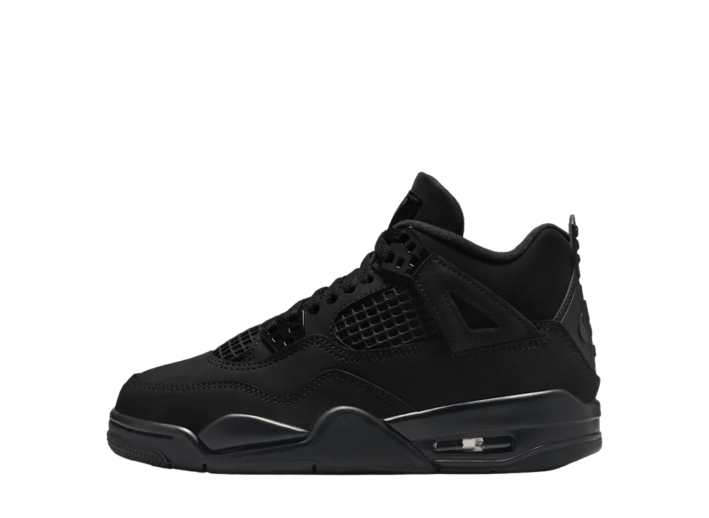 Nike GS Air Jordan 4 "Black Cat" (2025)