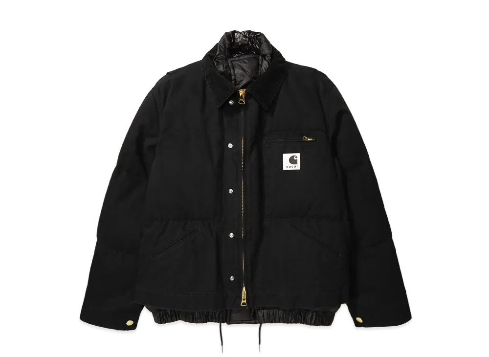 sacai x Carhartt WIP Washed Duck Puffer Jacket Mens 