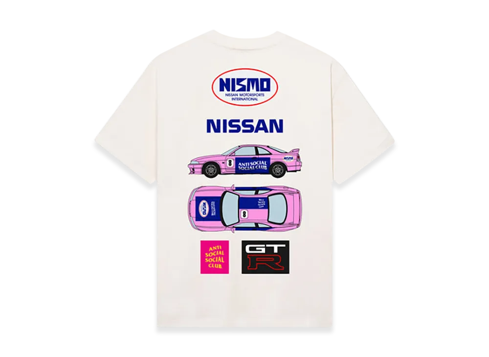 ANTI SOCIAL SOCIAL CLUB x Nissan LM Tee "Natural"