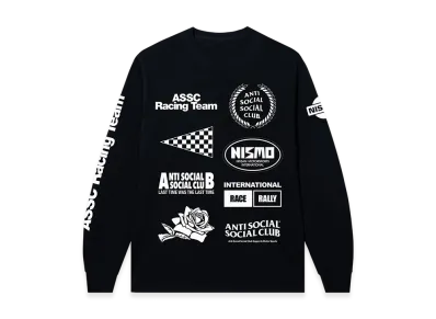 ANTI SOCIAL SOCIAL CLUB x Nissan Racing Team LS Tee "Black"