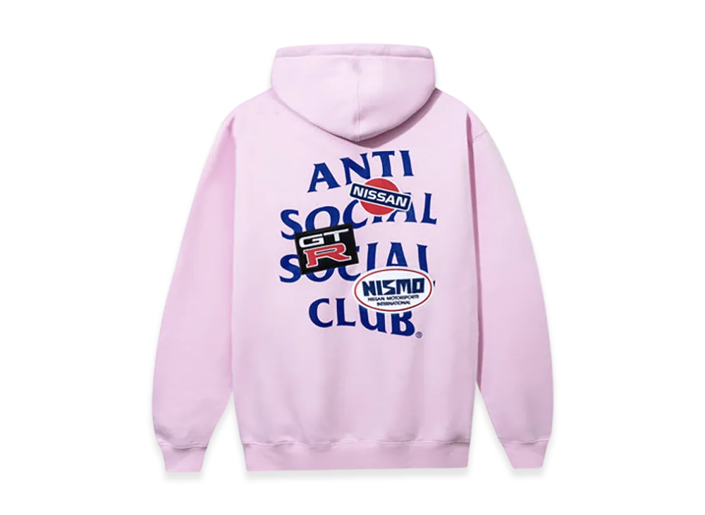 ANTI SOCIAL SOCIAL CLUB x Nissan Embroidered Hoodie "Pink"