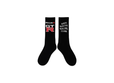 ANTI SOCIAL SOCIAL CLUB x Nissan GT-R Socks "Black"
