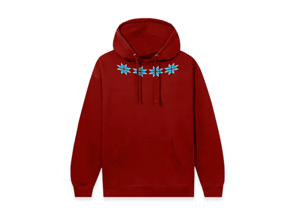 ANTI SOCIAL SOCIAL CLUB Nordr Frost Hoodie "Red"