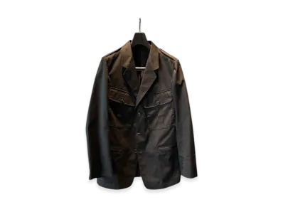 Y's for Men T/C Twill Action Pleats Jacket "Black"