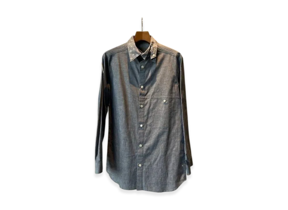 Yohji Yamamoto POUR HOMME Dungaree York Emblem Blouse "Blue"