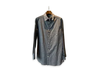 Yohji Yamamoto POUR HOMME Dungaree York Emblem Blouse "Blue"