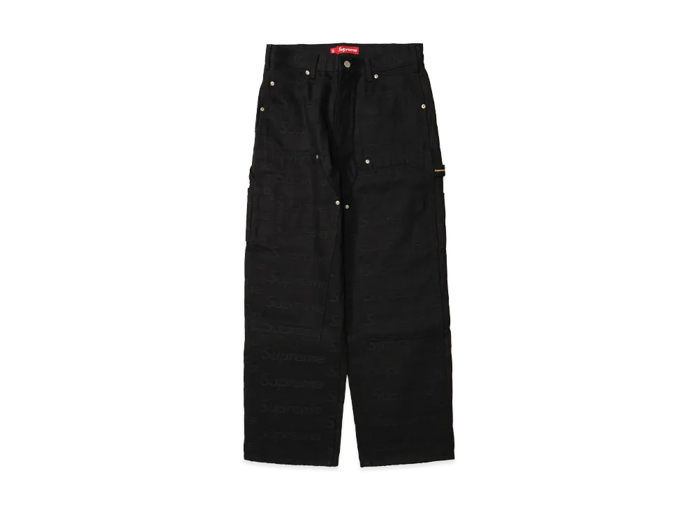 Supreme Jacquard Logos Double Knee Denim Painter Jean 