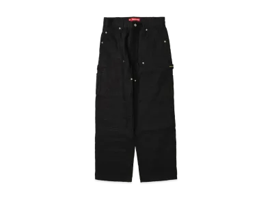Supreme Jacquard Logos Double Knee Denim Painter Jean "Black"