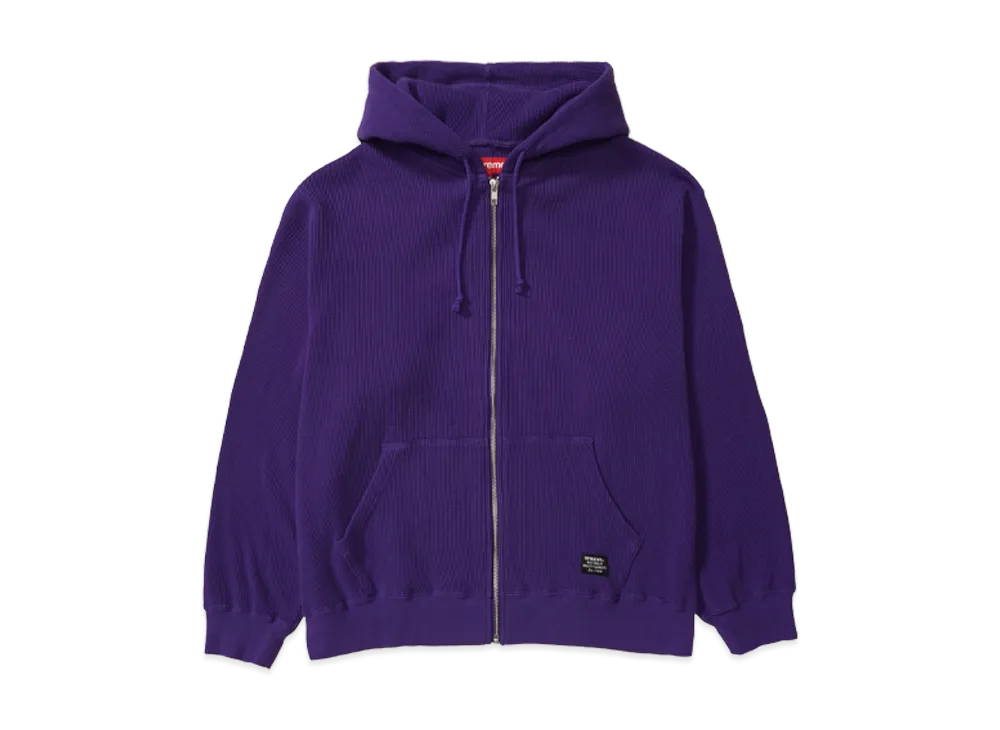 Supreme Hooded Zip Up Thermal "Purple"