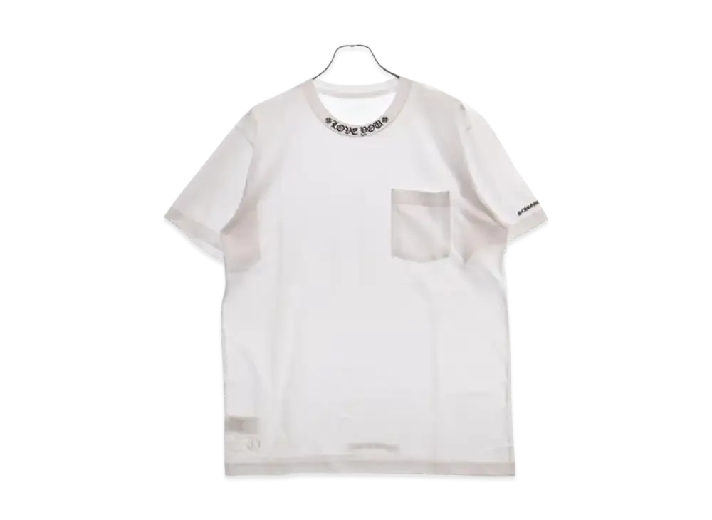 Chrome Hearts Neck Logo Love You S/S T-Shirt "White/Black"