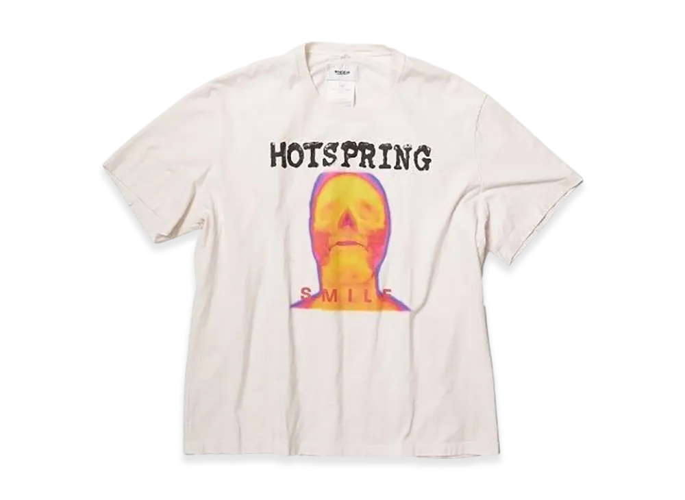 doublet "Hot Spring"Onsen T-Shirt "White"