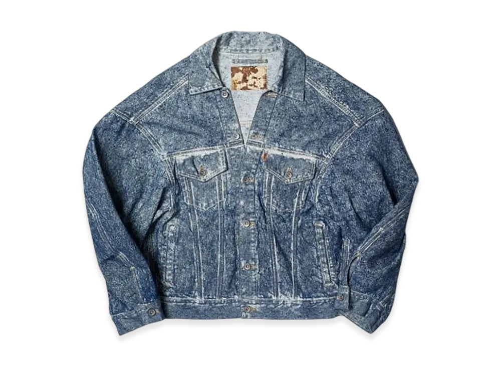 doublet Acid Wash Denim Jacket "Indigo"