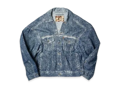 doublet Acid Wash Denim Jacket "Indigo"