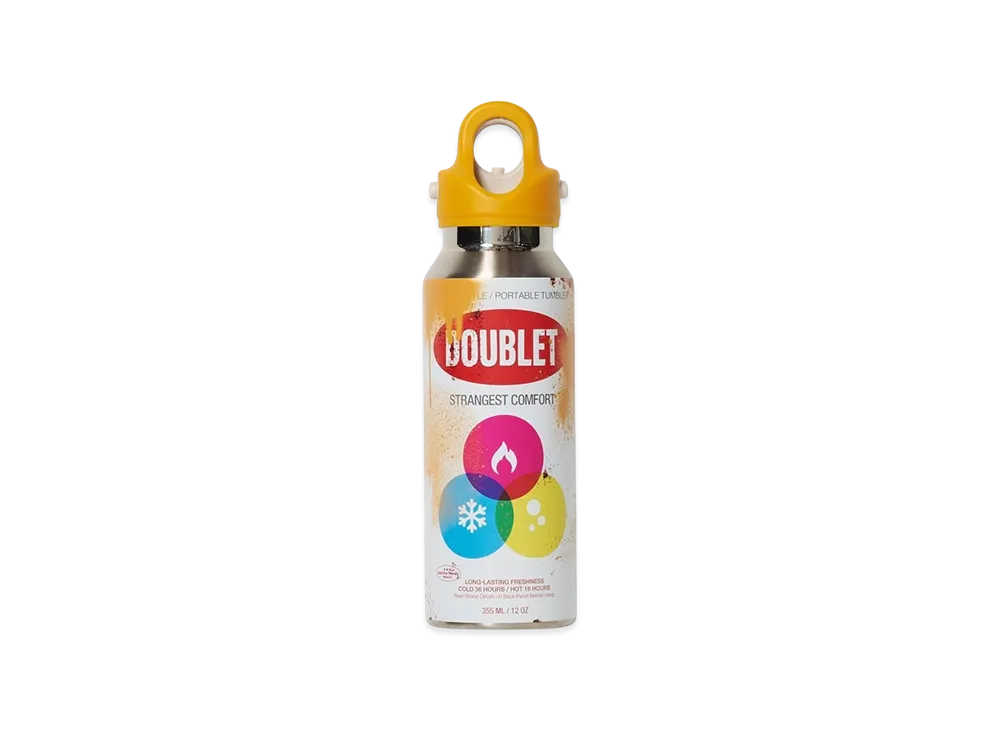 doublet x Revomax Spray-Can Water Bottle/Medium "Yellow"