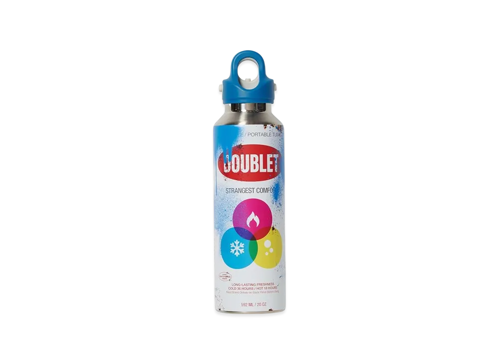 doublet x Revomax Spray-Can Water Bottle/Medium "Blue"