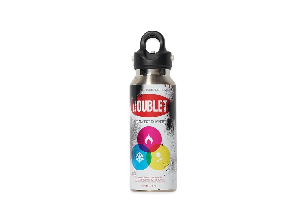 doublet x Revomax Spray-Can Water Bottle/Medium "Black"