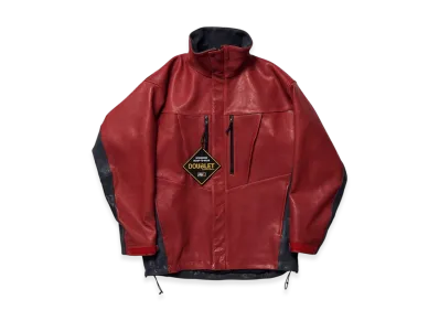doublet Leather Mountain Jacket "Red"