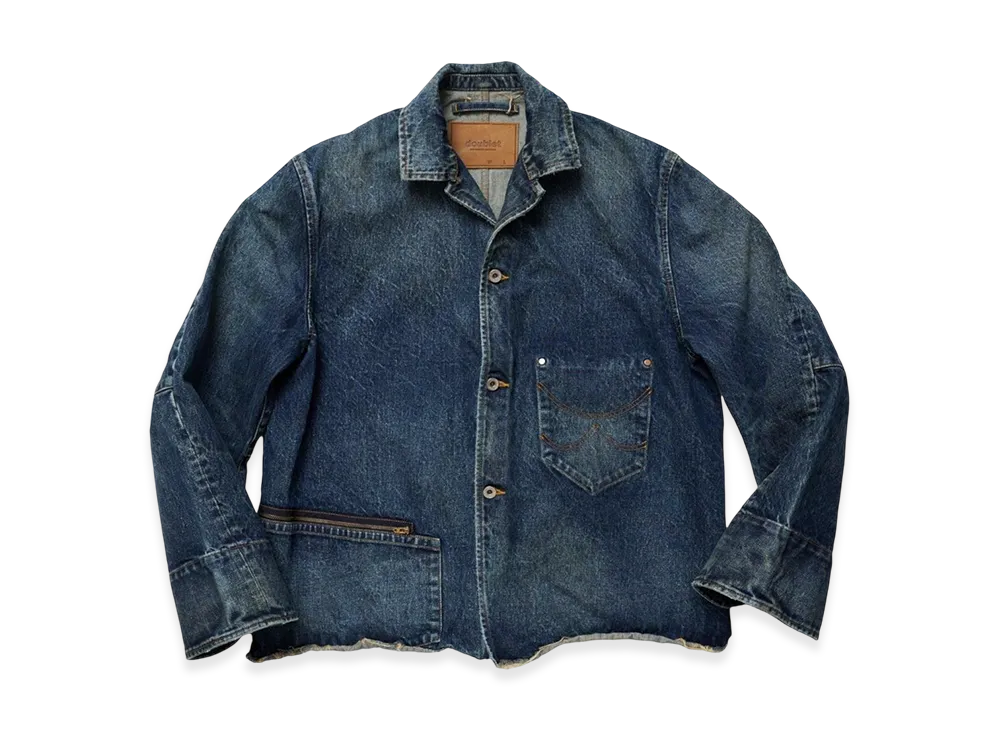 doublet Used Finish Denim Jacket "Indigo"