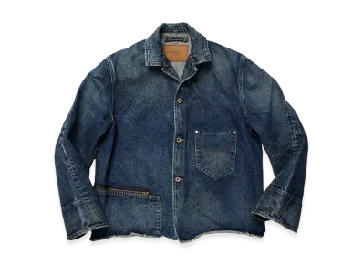 doublet Used Finish Denim Jacket "Indigo"