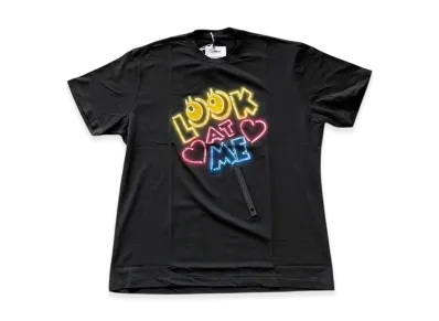 doublet Big Fan-Service Neon Paint T-Shirt "English"