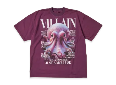 doublet Villain Cover Print T-Shirt "Purple"