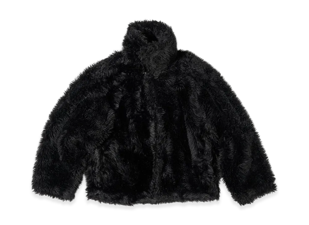 doublet Sinister Mouth Faux Fur Jacket "Black"