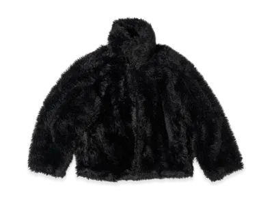 doublet Sinister Mouth Faux Fur Jacket "Black"