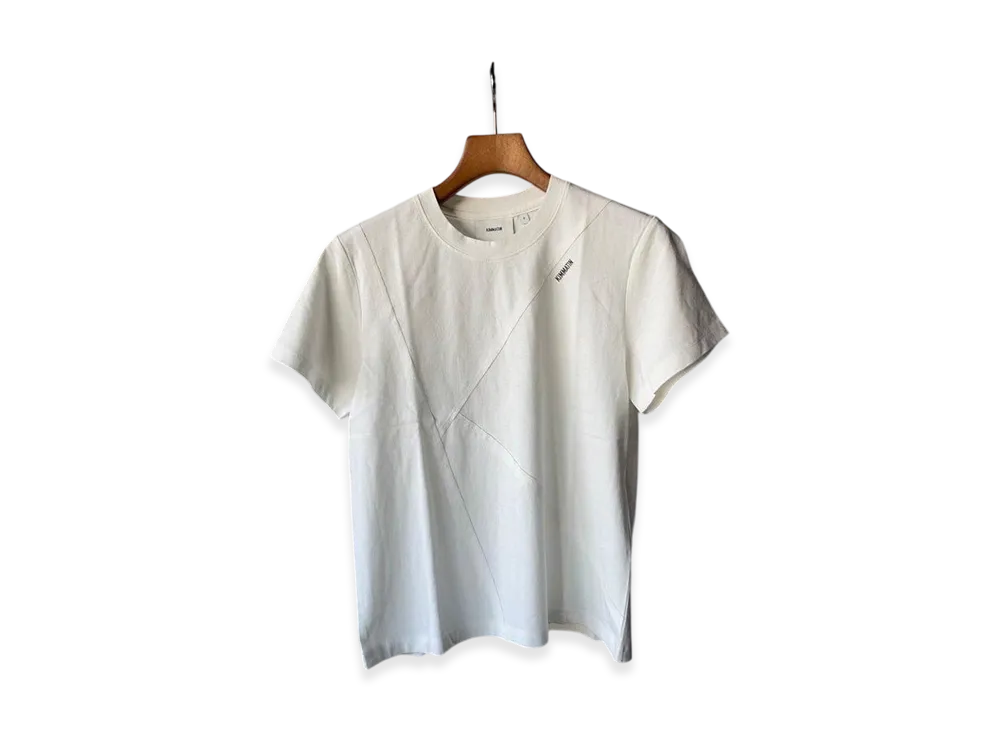 Matin Kim Cut Point Small Logo Top "White"