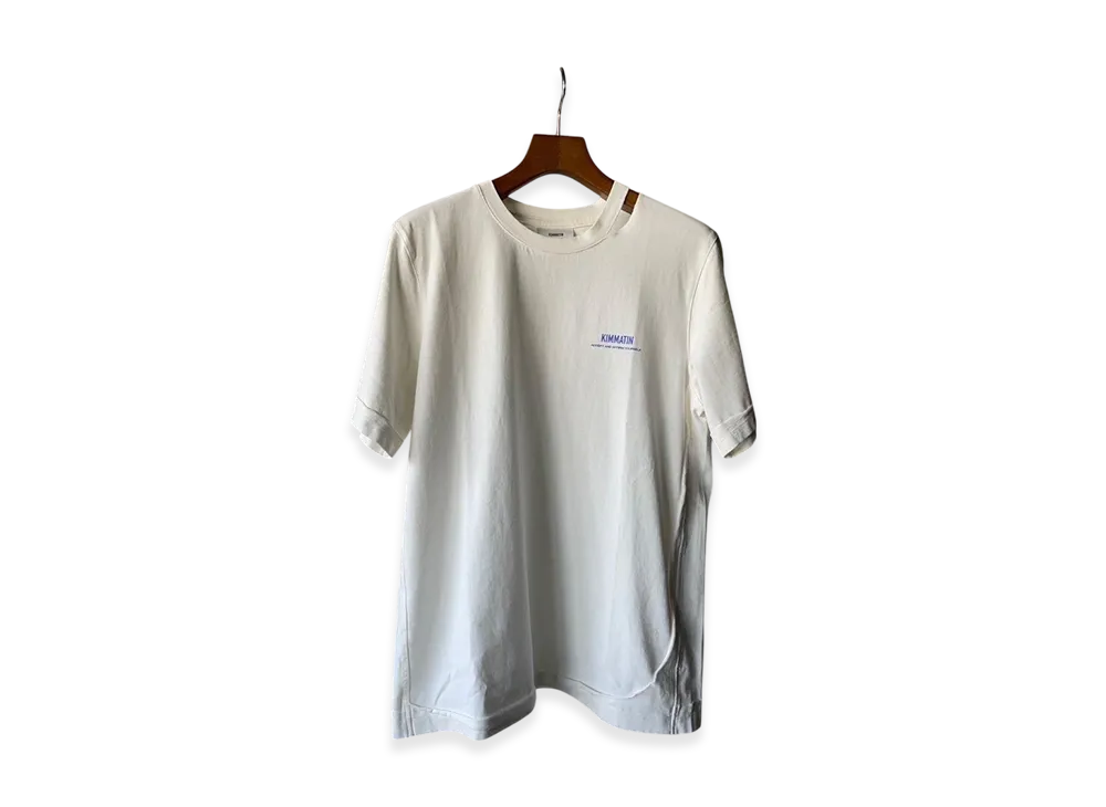 Matin Kim Neck Slit Point Top "White"