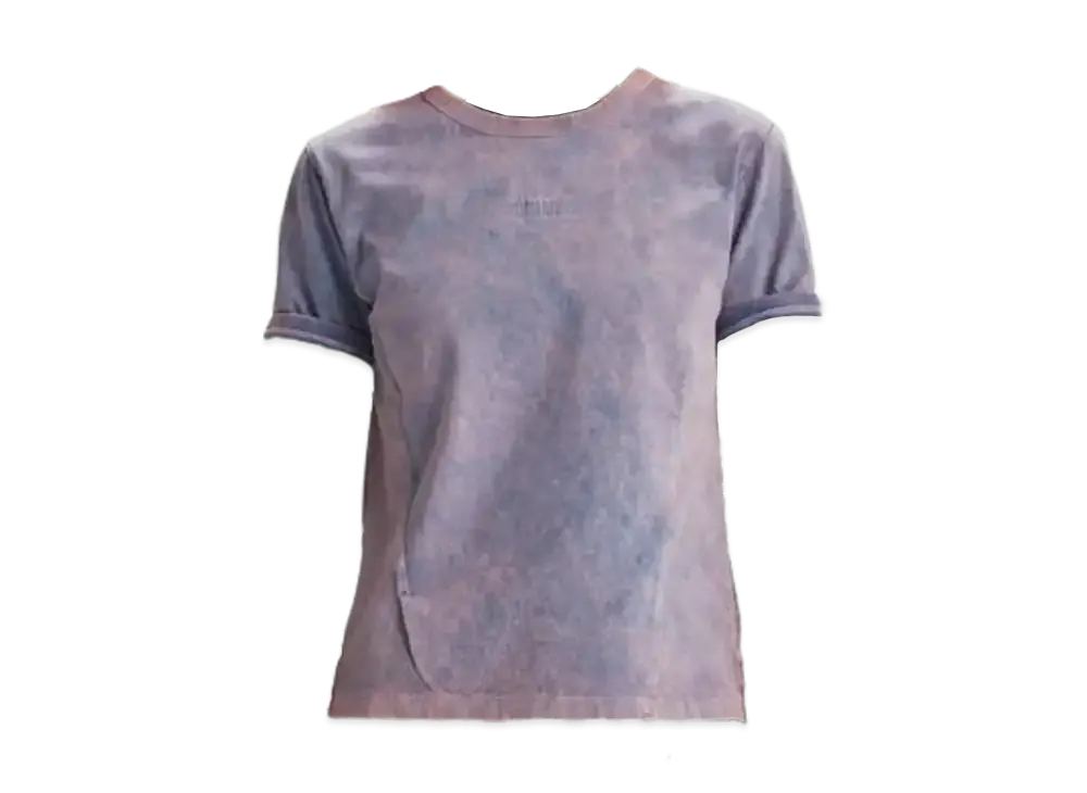 Matin Kim Small Logo Washed Top "Purple"