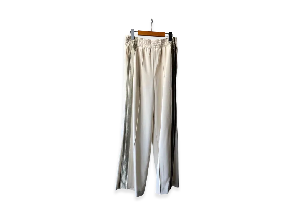 Matin Kim Side Color Point Track Pants "Ivory"
