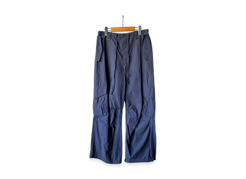 Matin Kim Parachute Cargo Pants "Navy"