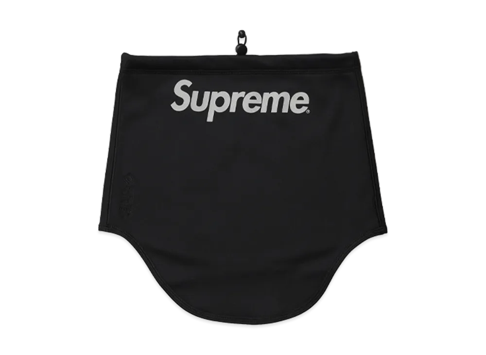 シュプリーム ウインドストッパー ネック ゲイター "ブラック" (23FW)