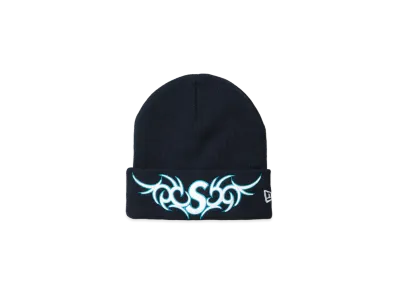 Supreme New Era Tribal S Logo Beanie "Navy"