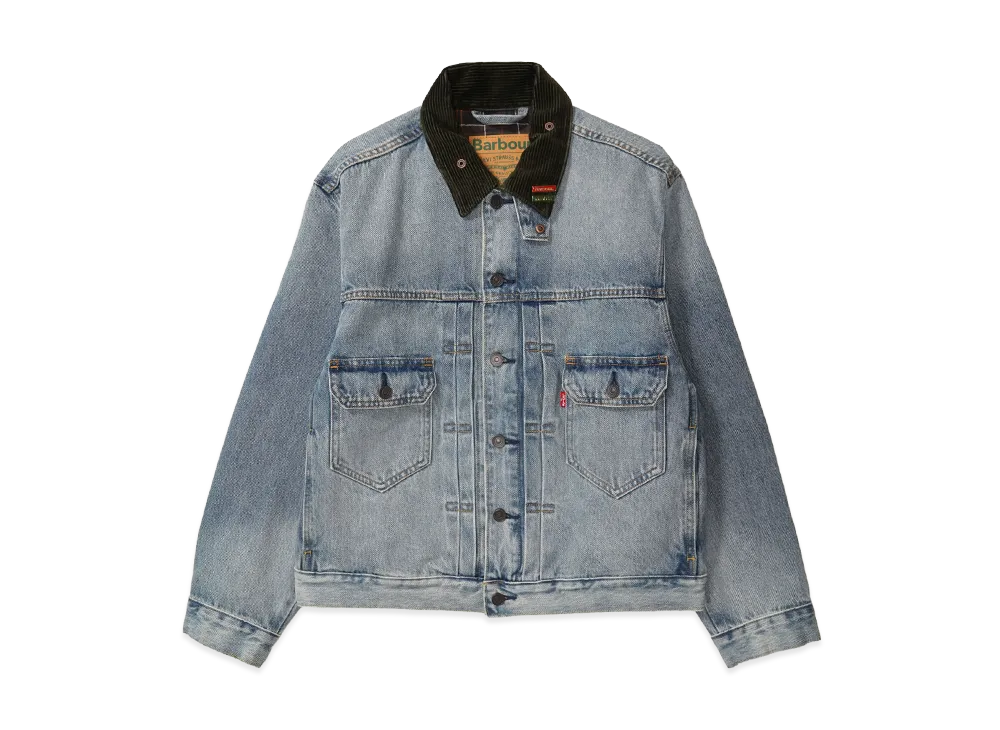 LEVI'S x Barbour Type II Denim Trucker "Washed Indigo"