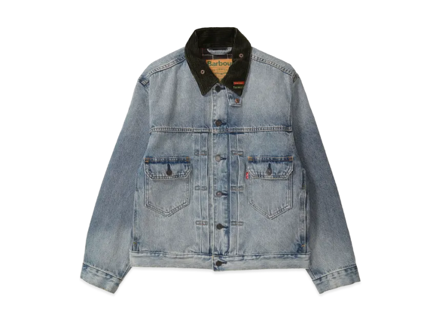 LEVI'S x Barbour Type II Denim Trucker LEVI'S x Barbour Type II Denim Trucker