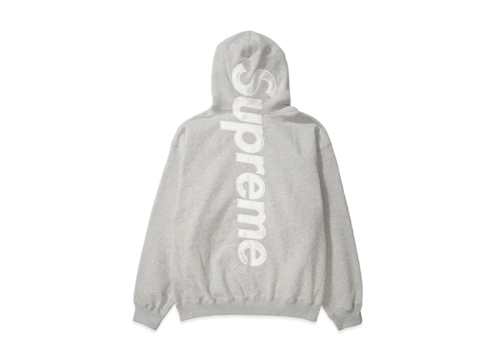Supreme Satin Applique Hooded Sweatshirt (25FW) 