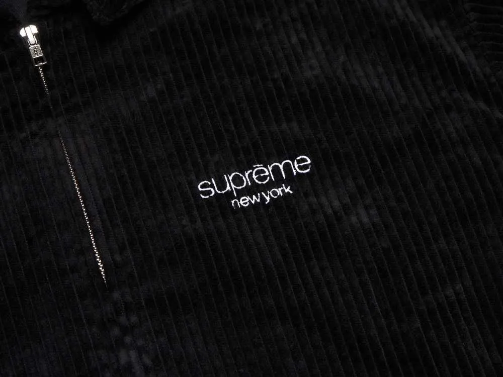 Supreme Wide Wale Corduroy Harrington Jacket 