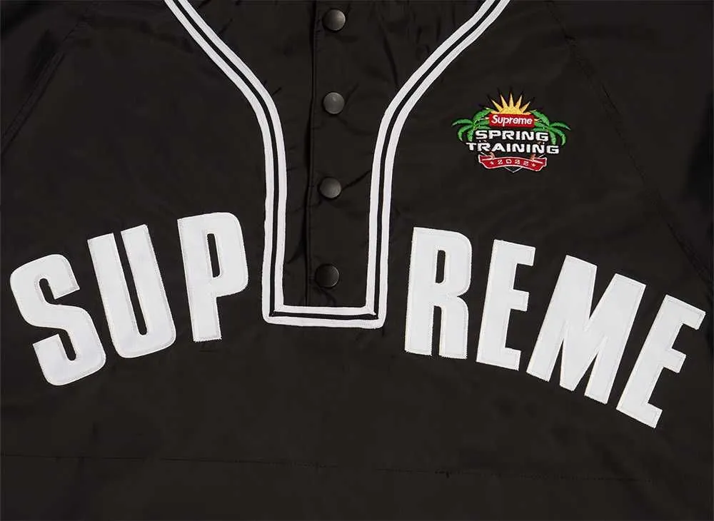 Supreme Snap-Off Sleeve L/S Baseball Top 